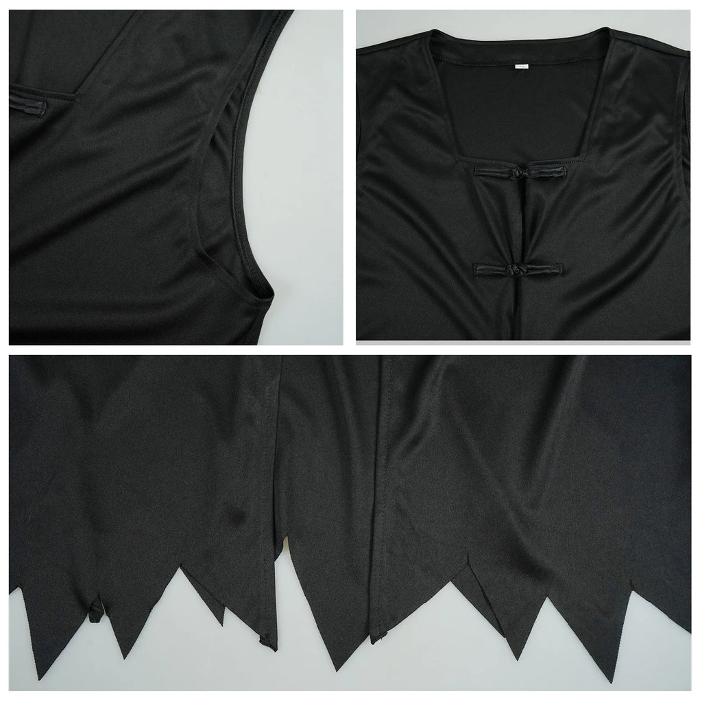 Anime Movie Boys Role Play Props Party Cosplay Set for K-POP: Demon Hunters Boys Jinu Halloween Party Cosplay Costume Outfit