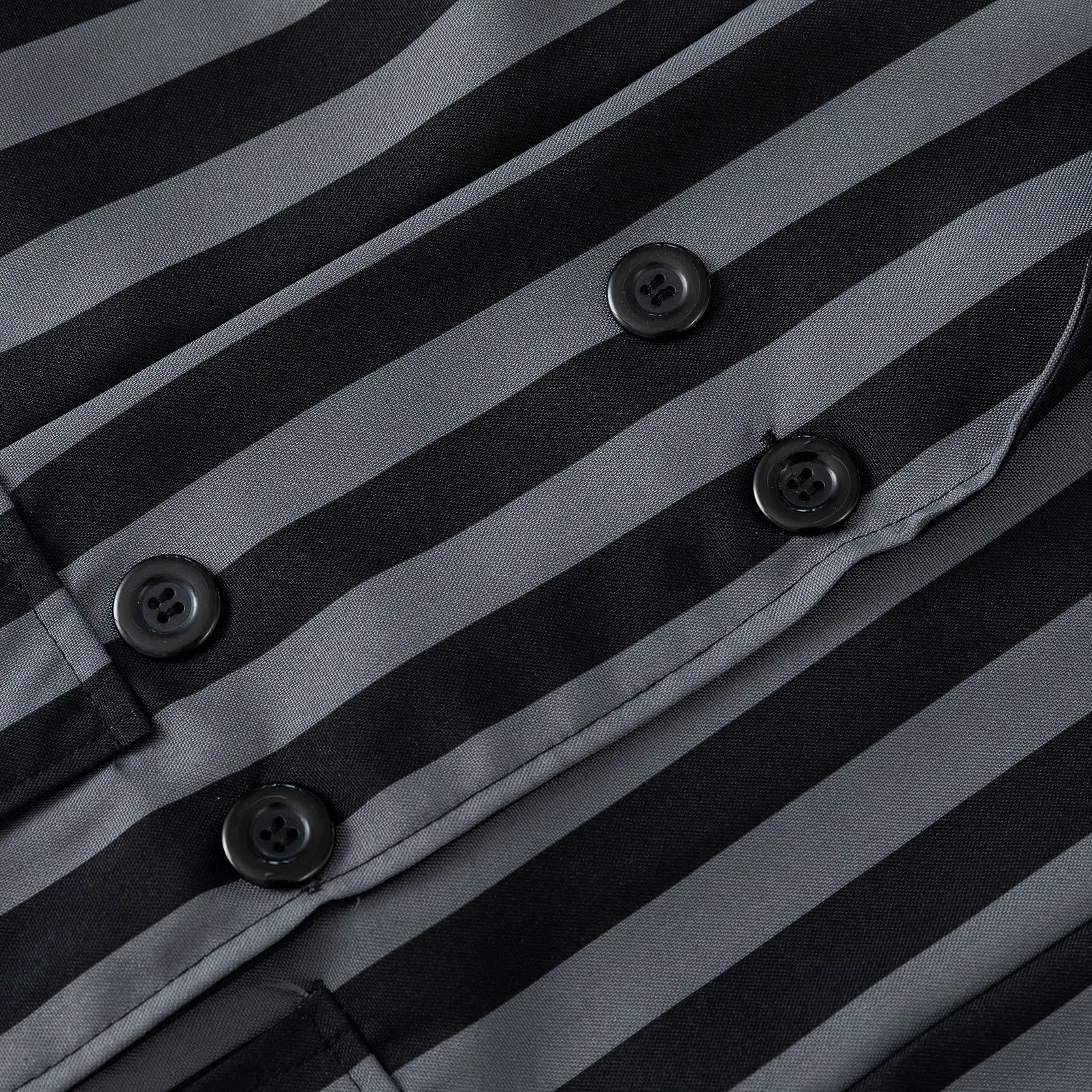 Addams Costumes Girls Black Uniform Suit Birthday Party Halloween Cosplay Dresses For Kids Women