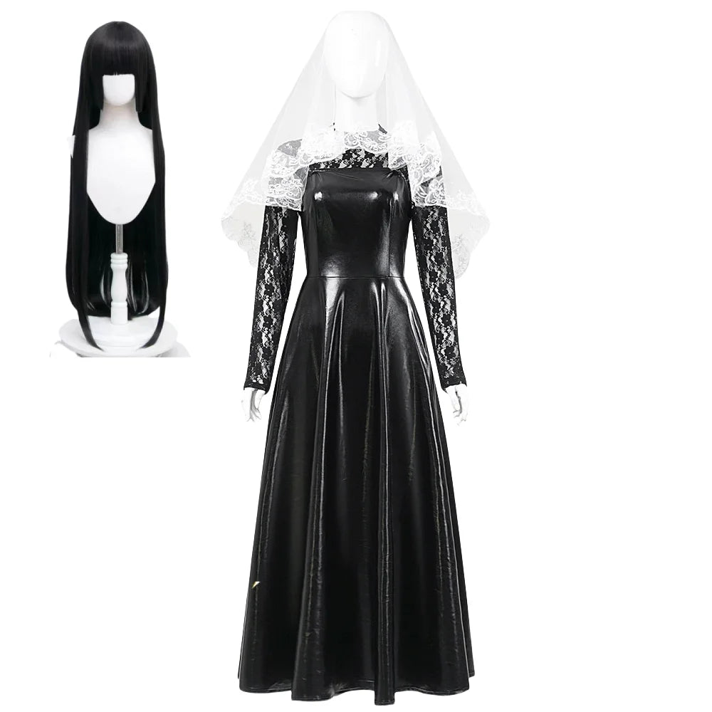 Osaragi Cosplay Anime Sakamoto Days Costume Wig Dress Veil Coat Outfit Women Assassin Shishiba Halloween Carnival Full Set